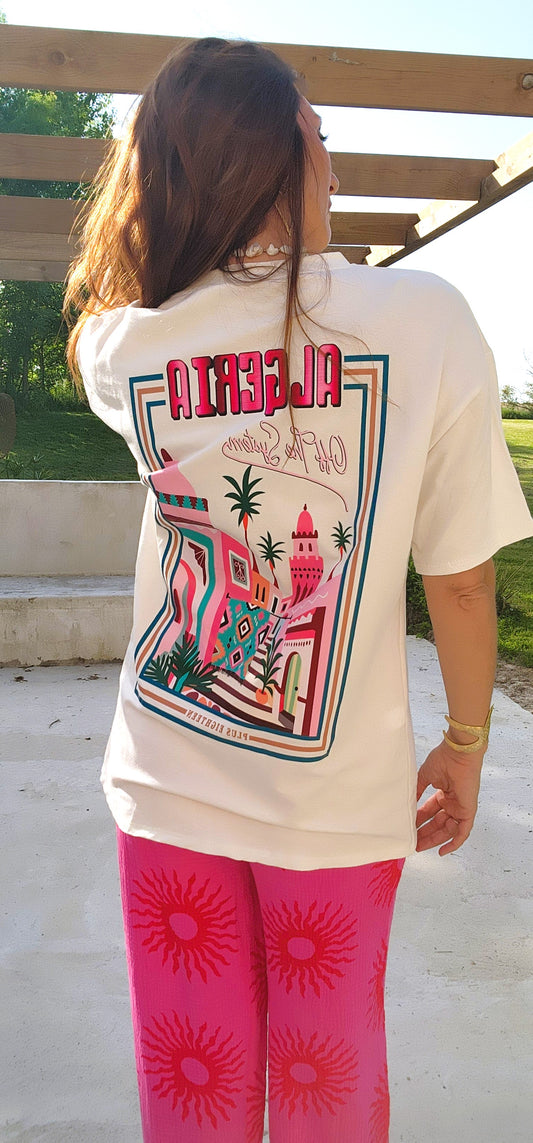 Tee-shirt "OASIS" BLANC