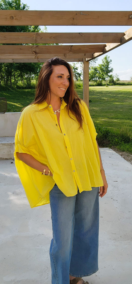 Chemise "LARY" Jaune