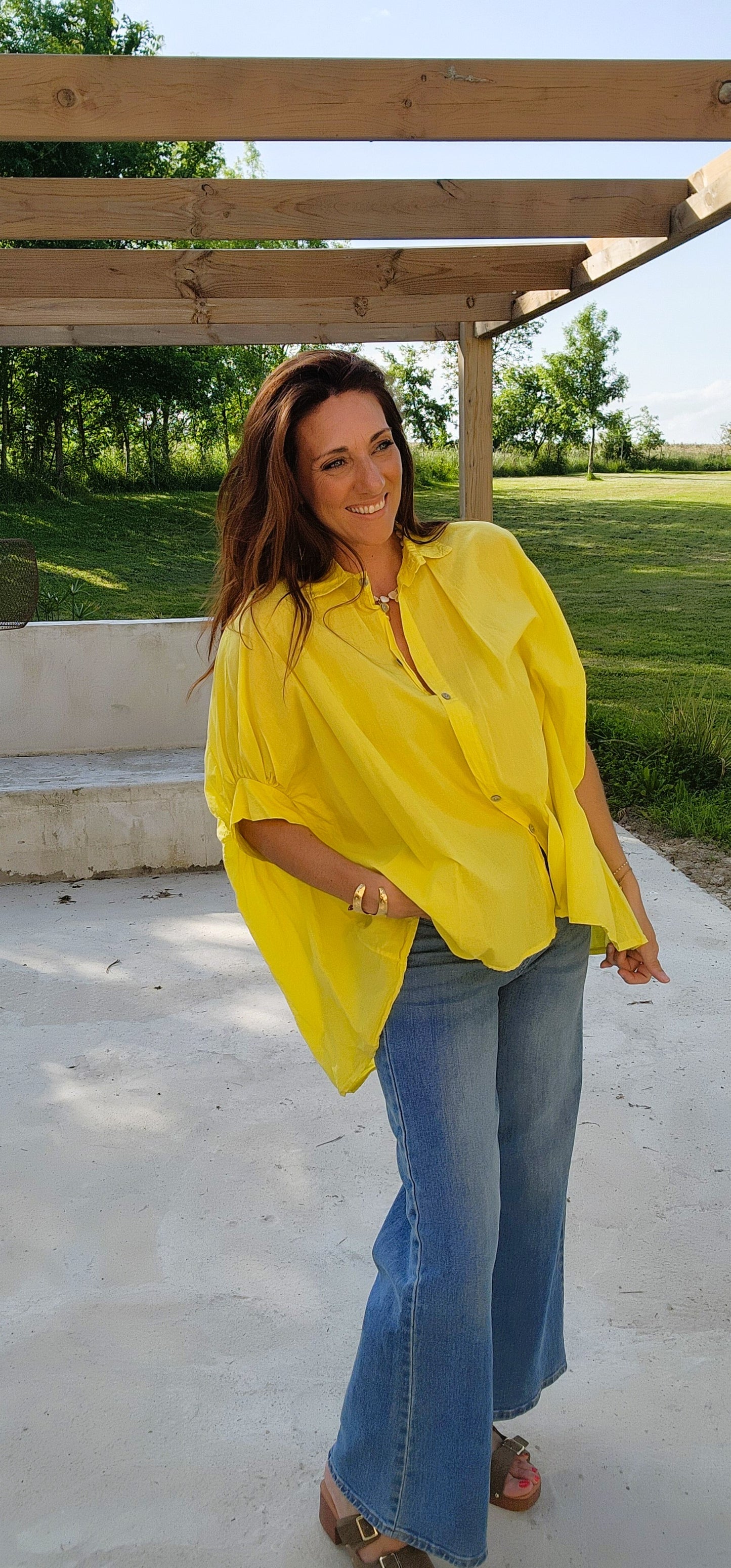 Chemise "LARY" Jaune