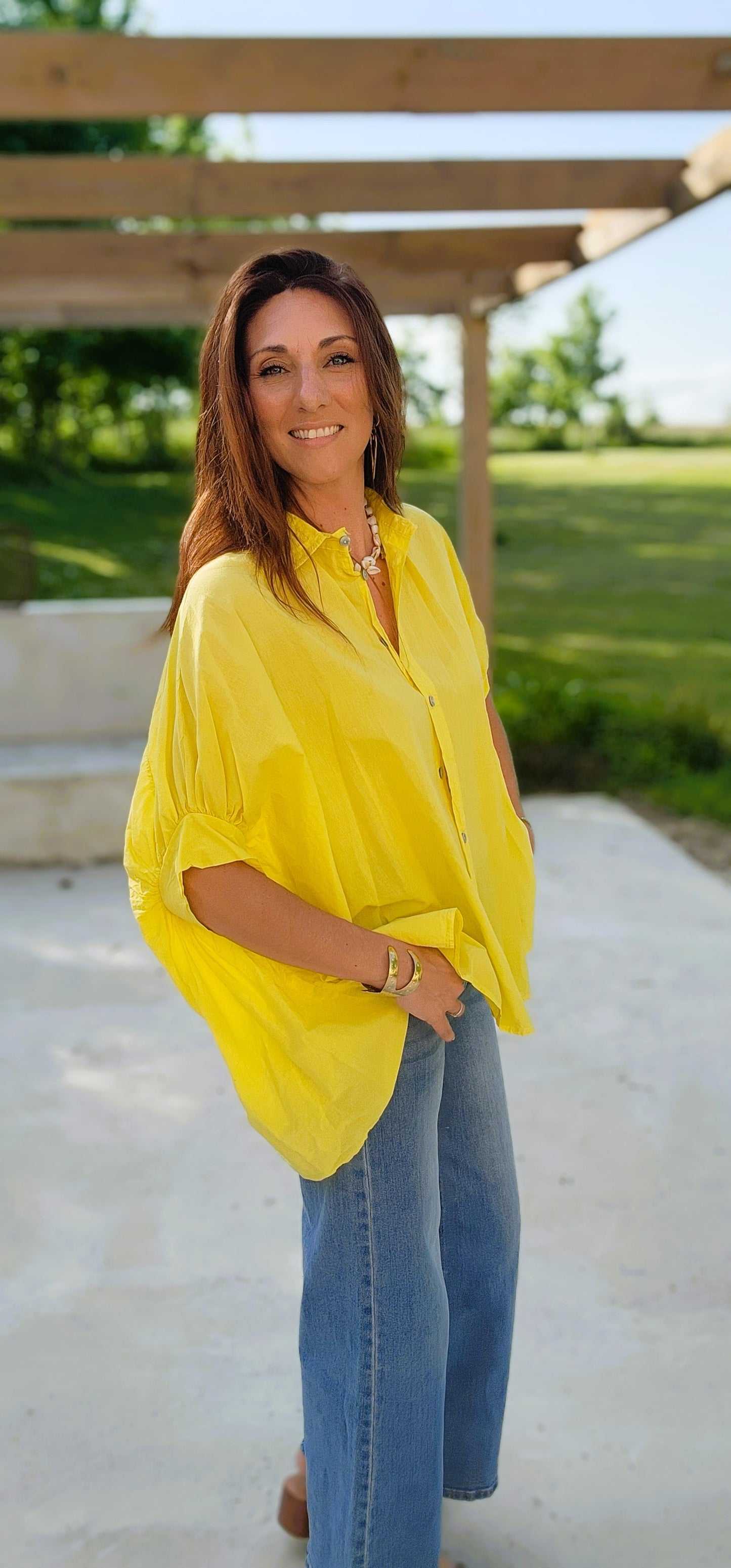 Chemise "LARY" Jaune