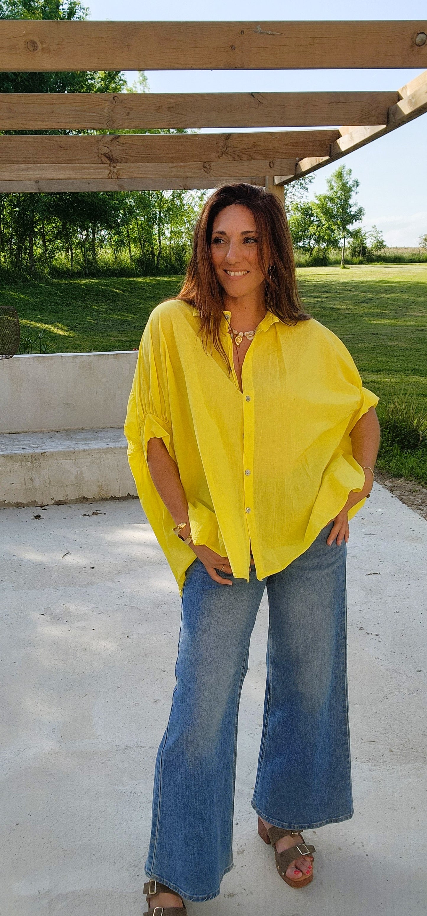 Chemise "LARY" Jaune