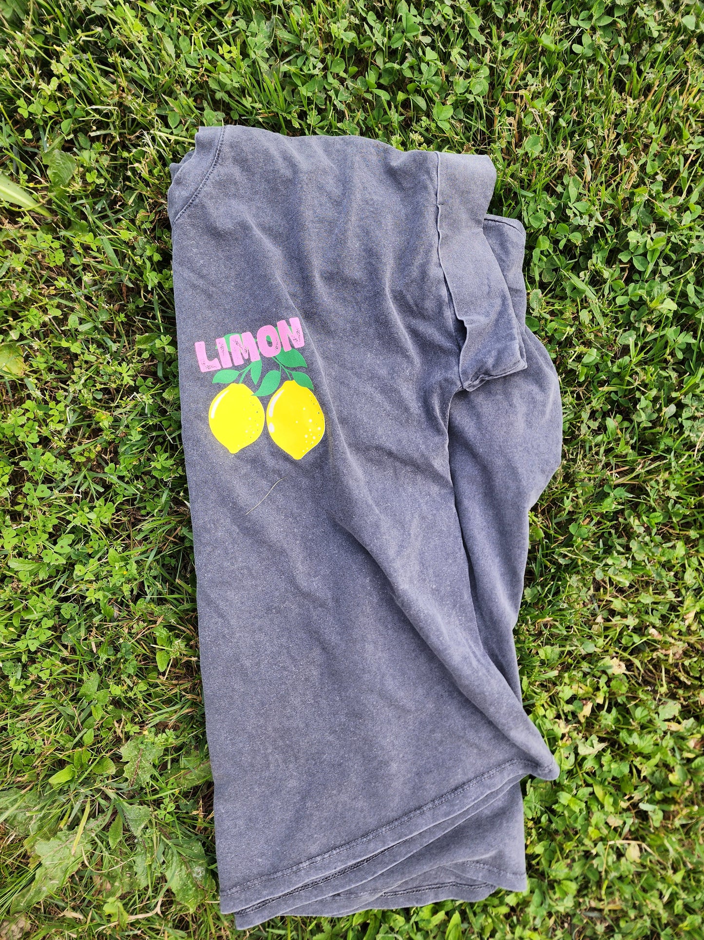 Tee-shirt "CITRON" Gris