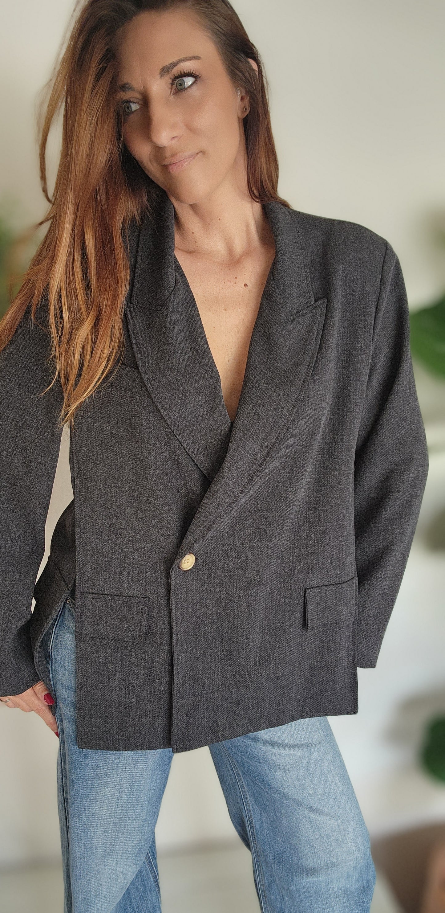 Veste Blazer LOUIS Grise