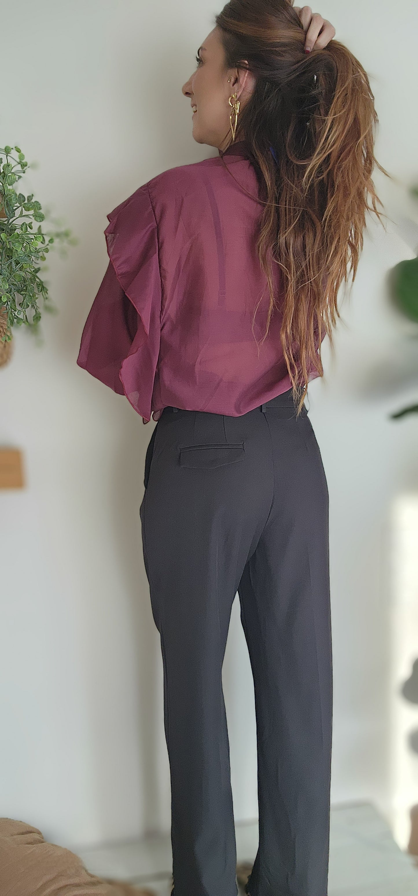 Blouse LOU Burgundy