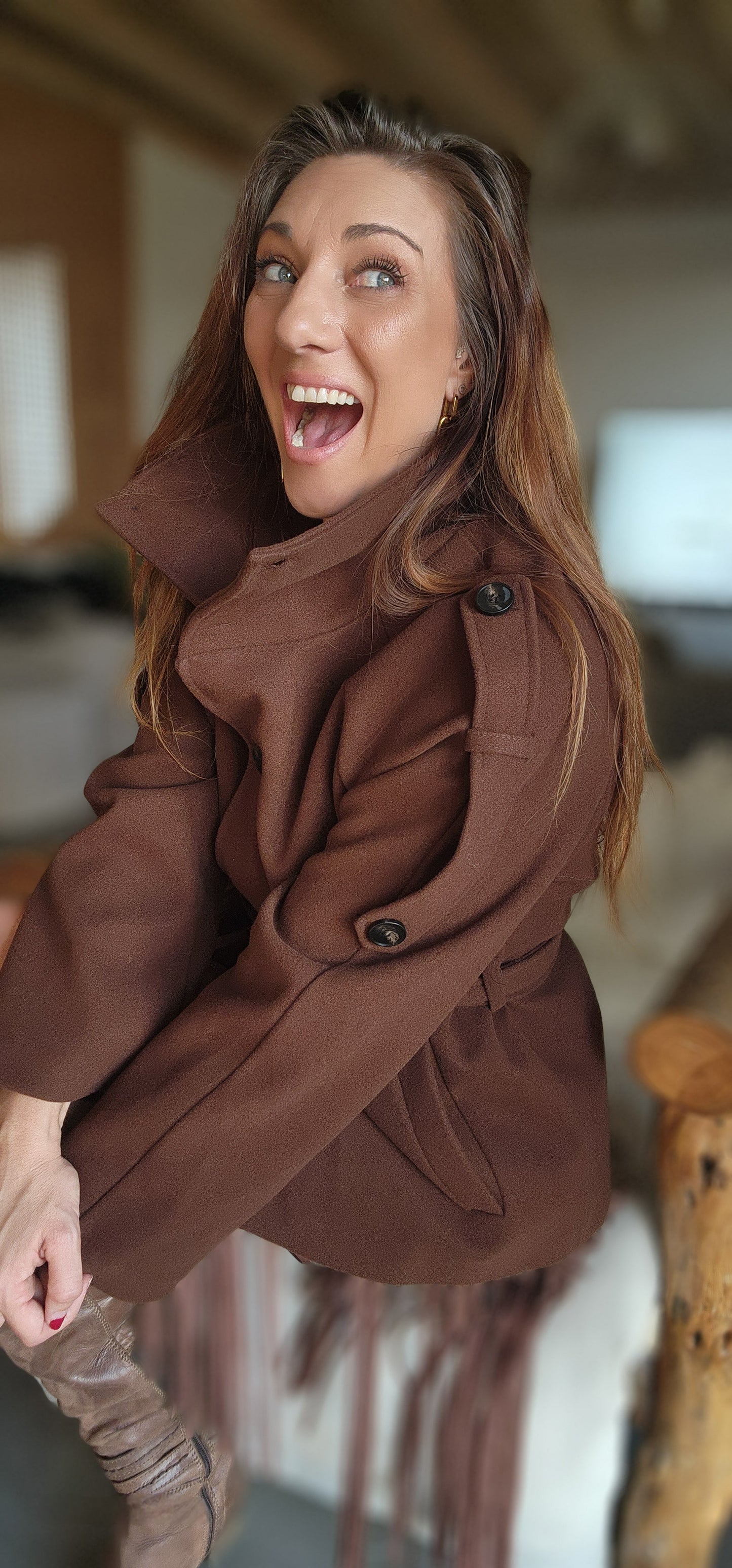 Manteau VERONA Chocolat