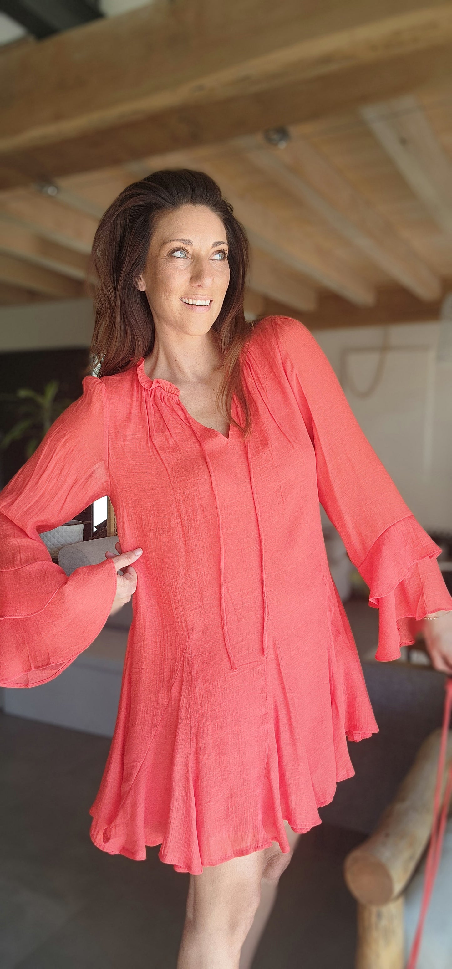Robe OPALE Corail
