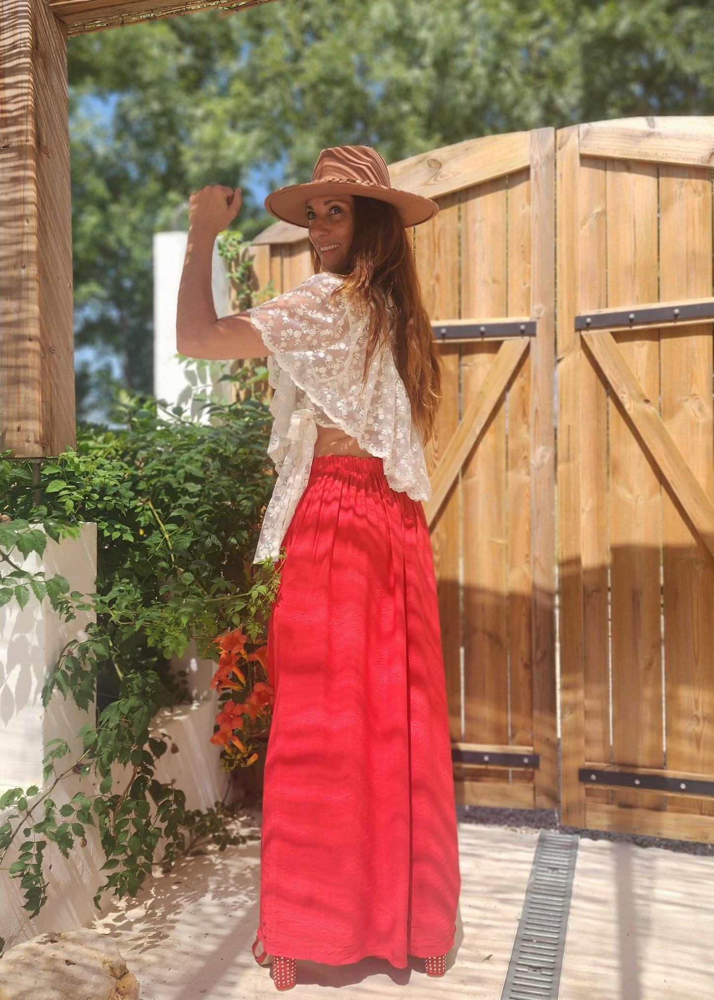 Pantalon DARIO Rouge