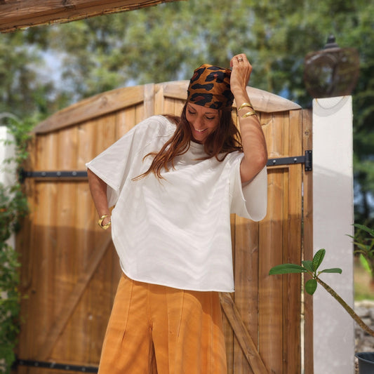 Tee-shirt DENVER oversize Blanc