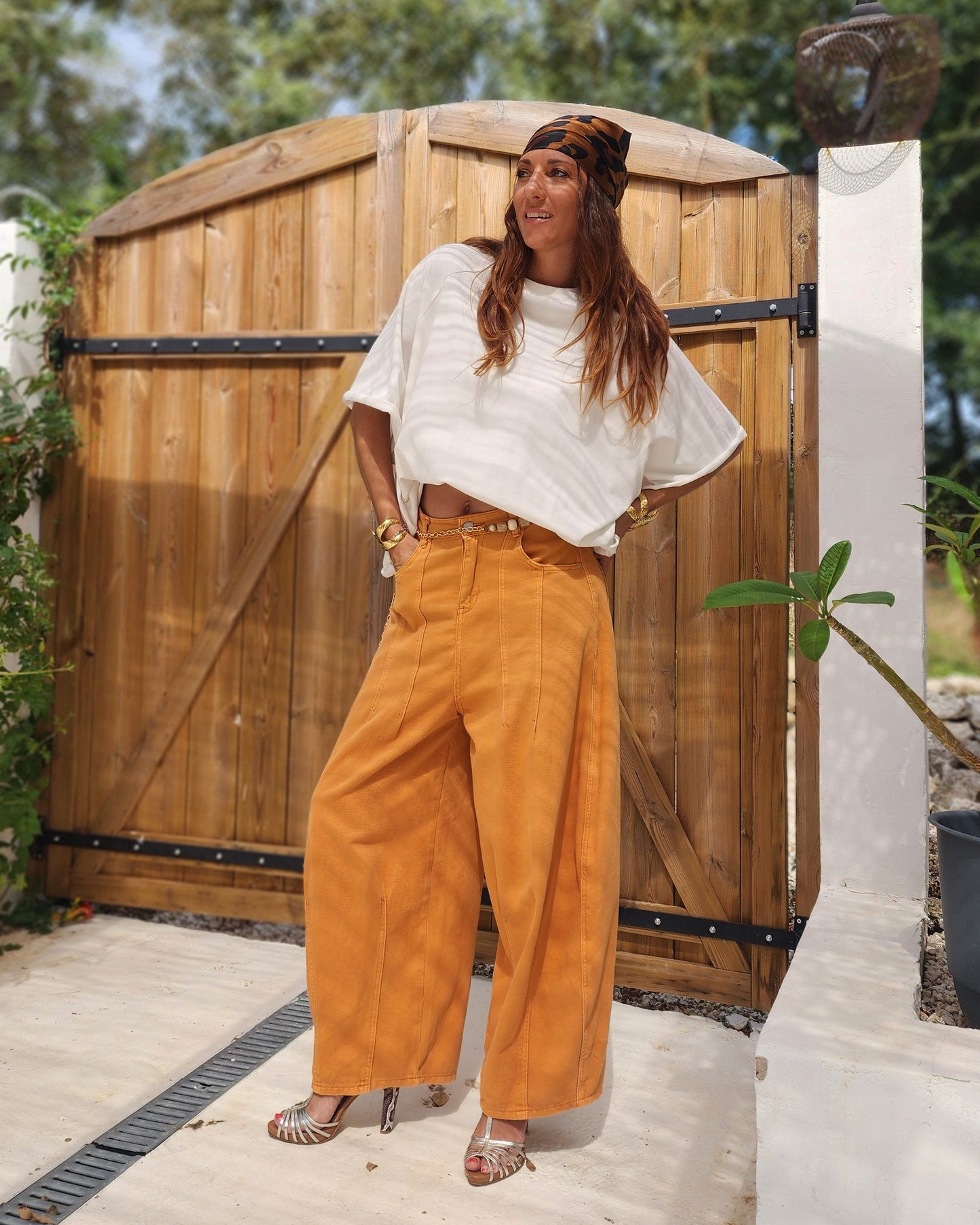 Tee-shirt DENVER oversize Blanc