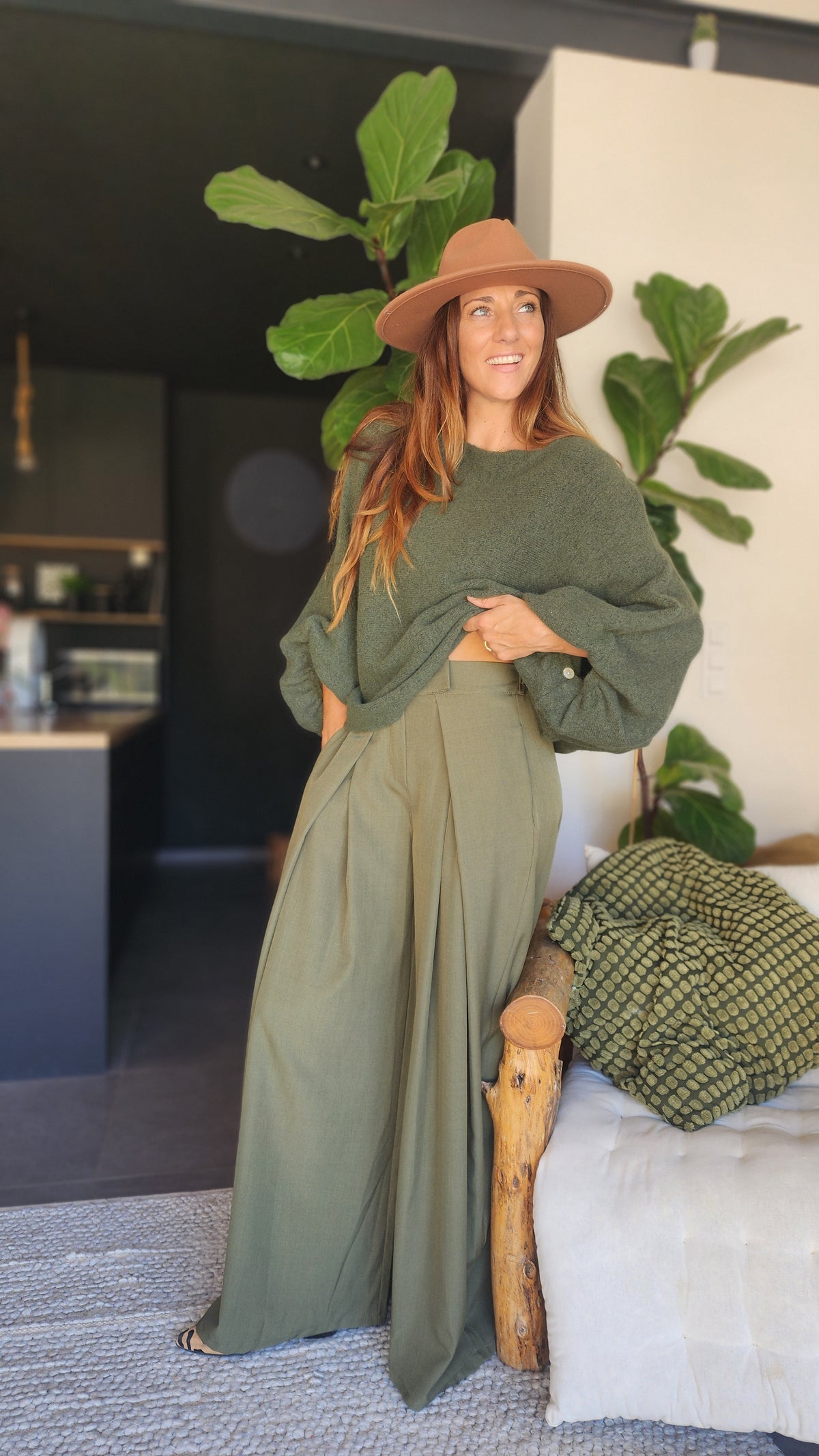 Pull Oversize SAPHIR Kaki