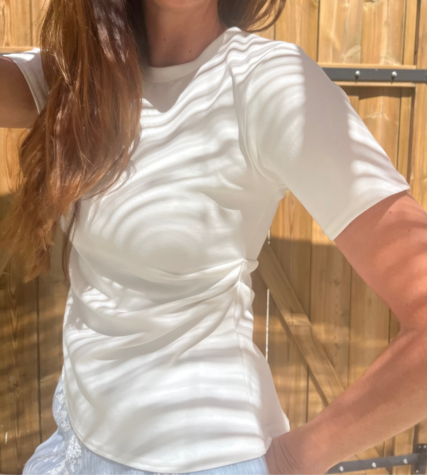 Tee-shirt cintré Blanc