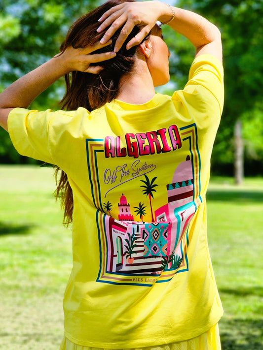 Tee-shirt "OASIS" Jaune