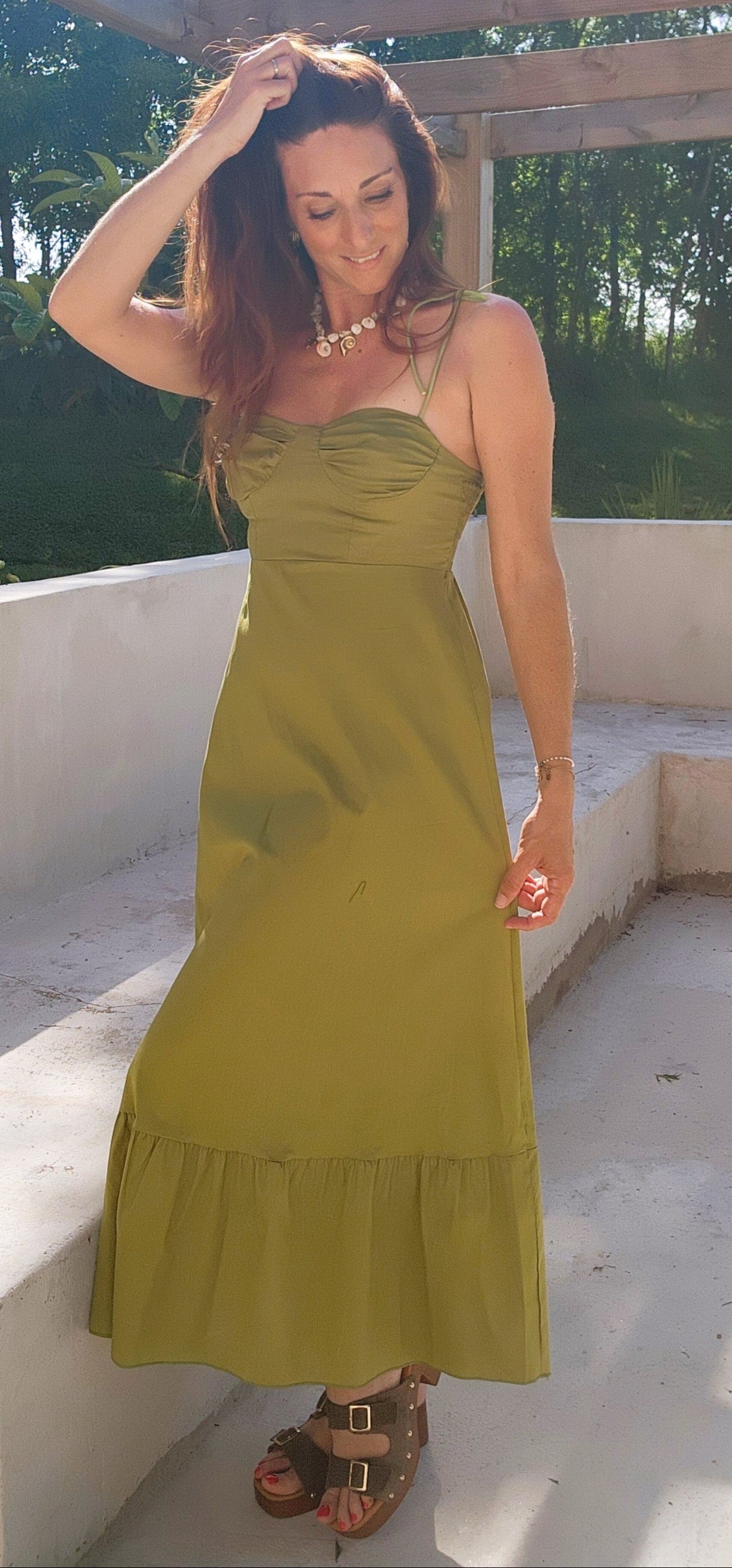 Robe "NICETTE" Verte