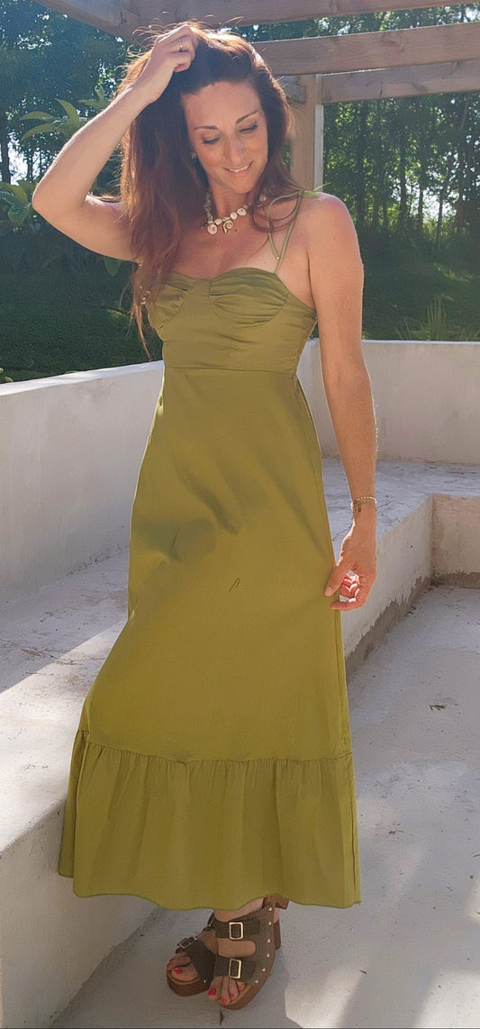 Robe "NICETTE" Verte