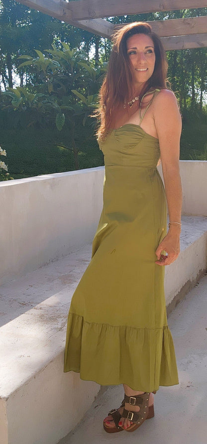 Robe "NICETTE" Verte