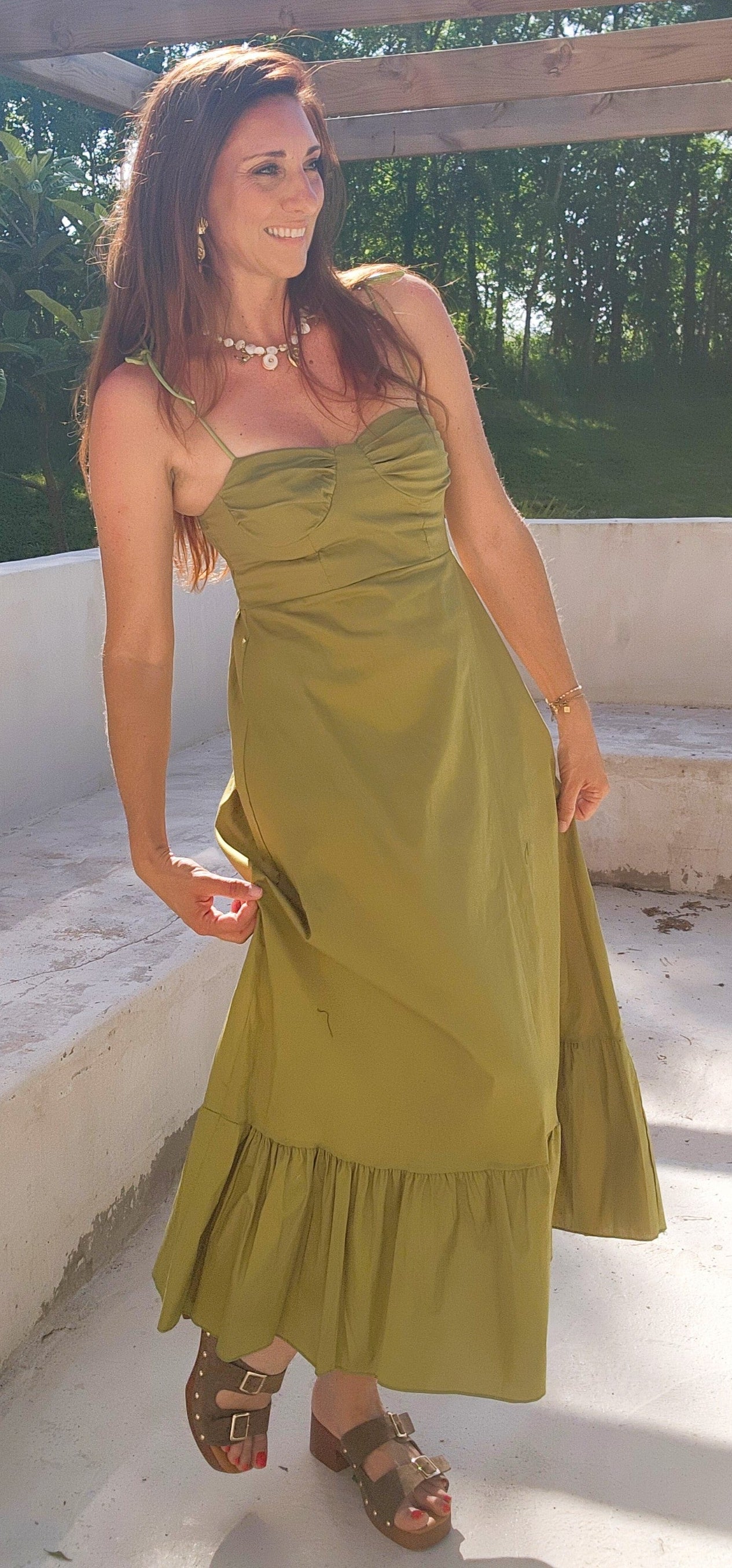 Robe "NICETTE" Verte