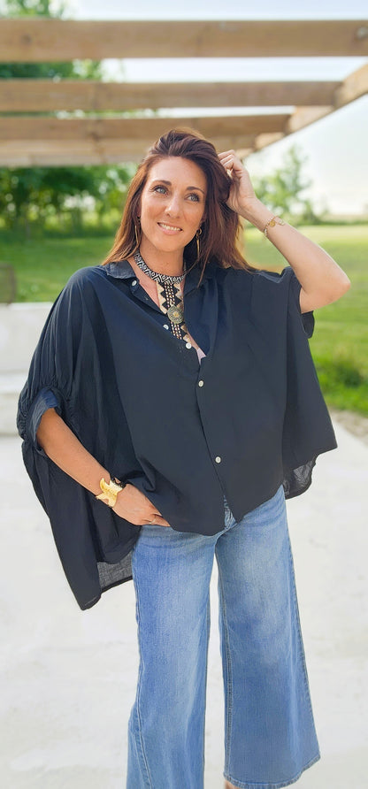 Chemise "LARY" Noire