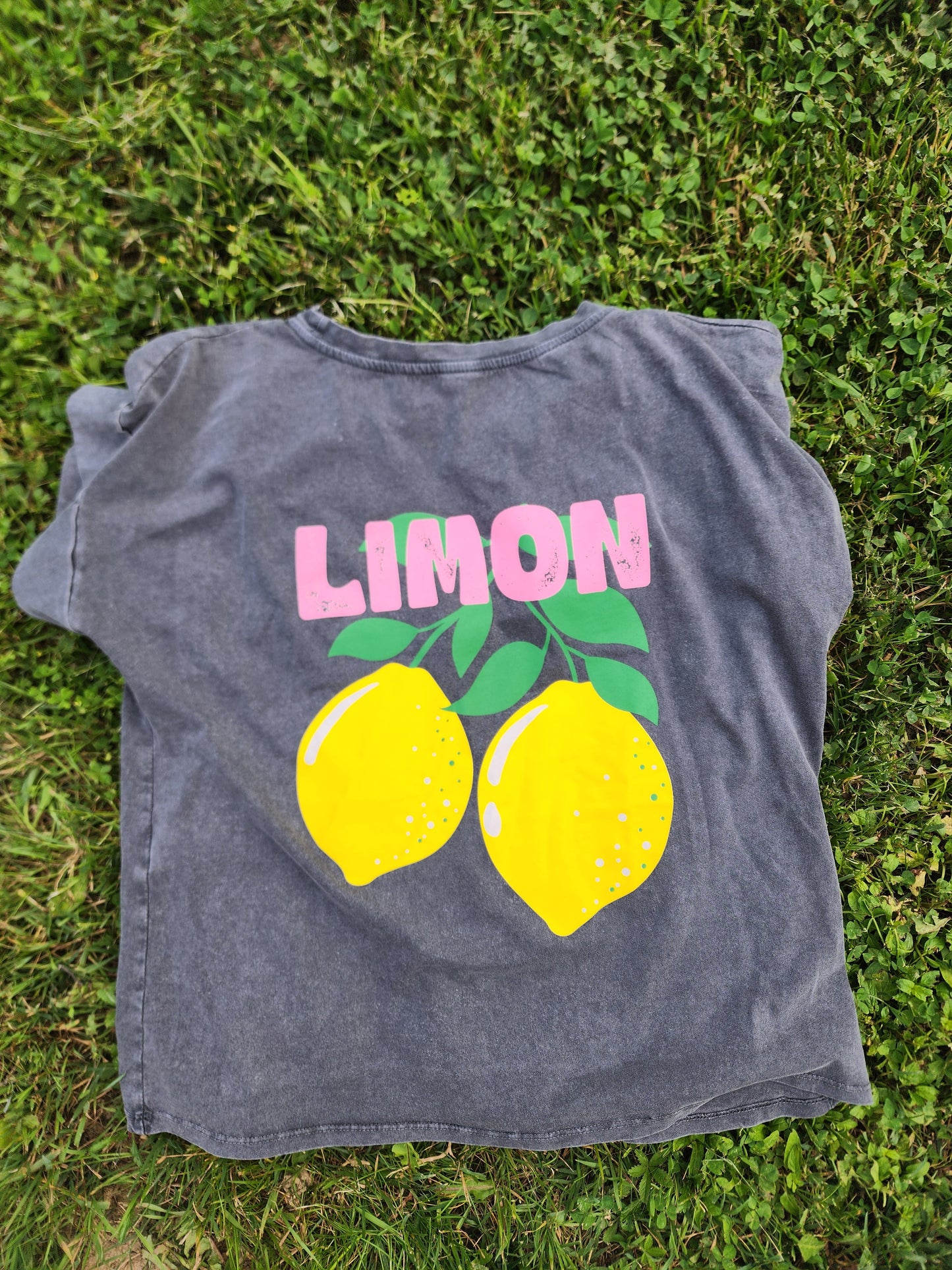 Tee-shirt "CITRON" Gris