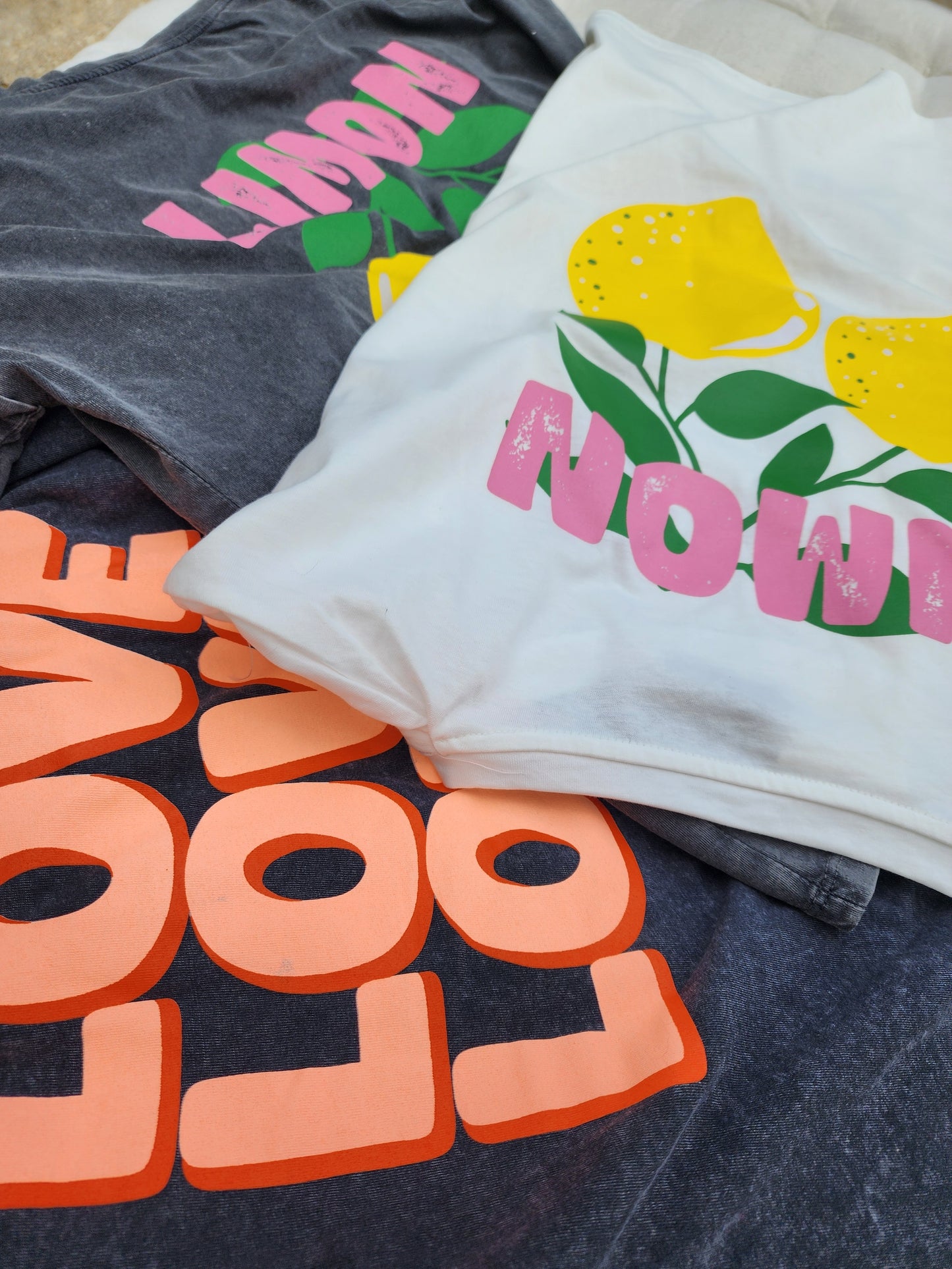 Tee-shirt "CITRON" Gris