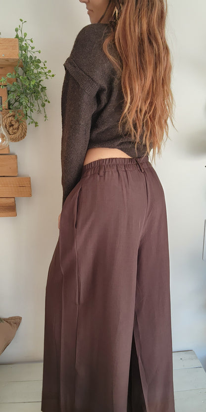 Pantalon CHARLOTTE Marron