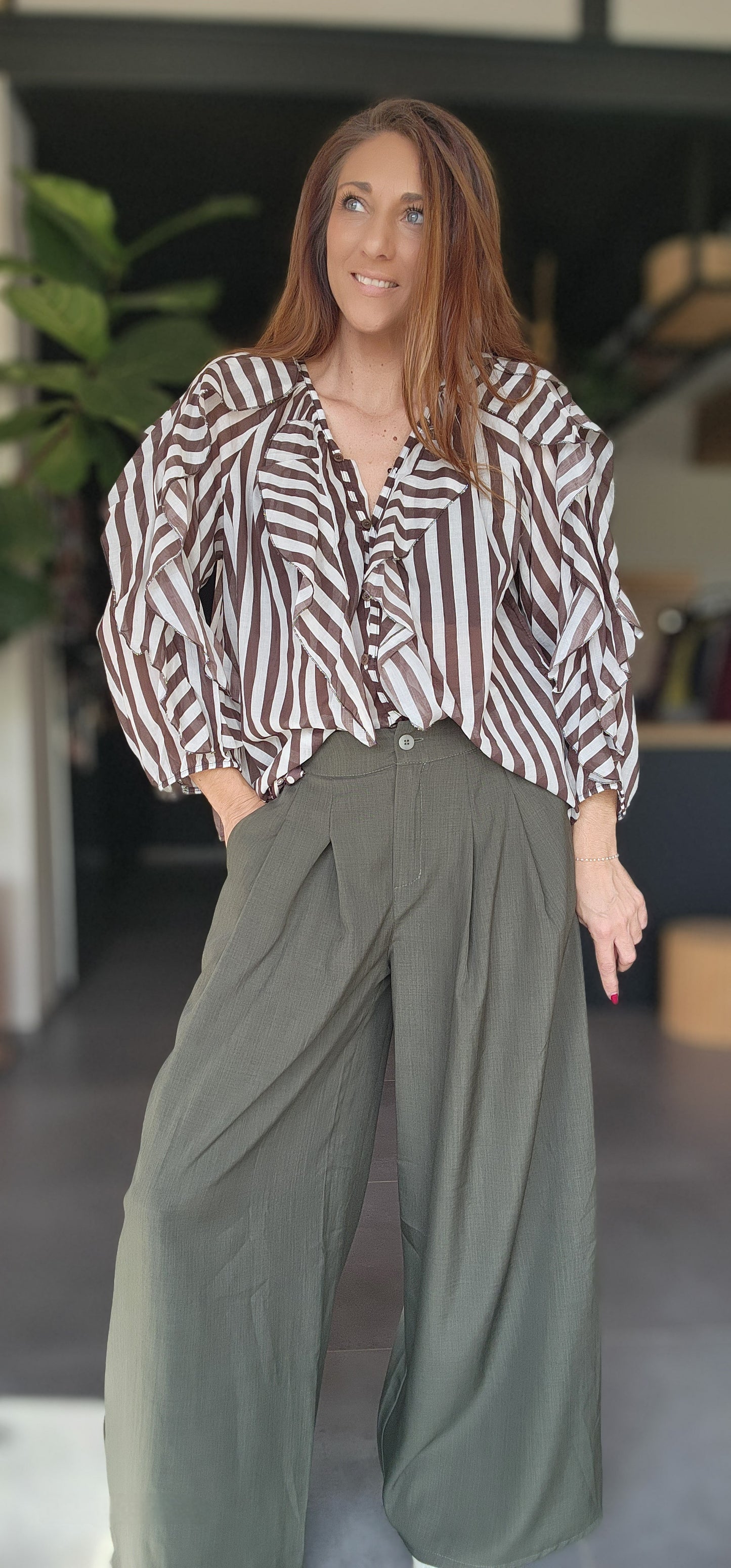 Pantalon MONICA Kaki