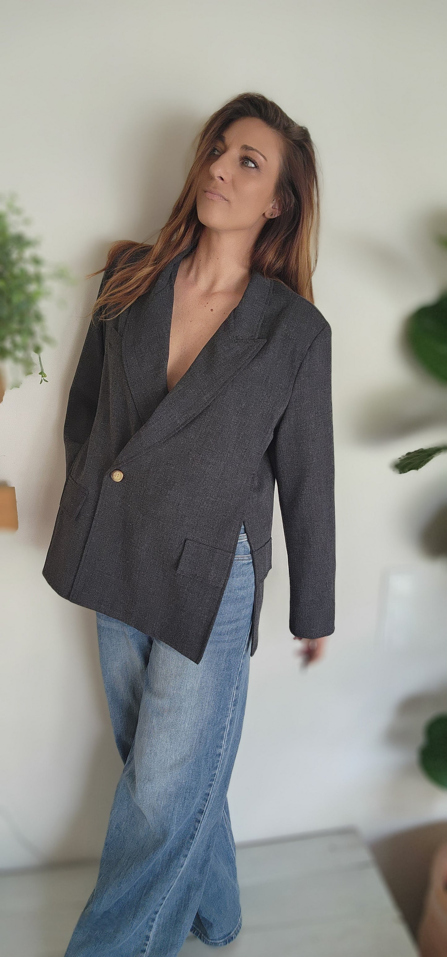 Veste Blazer LOUIS Grise