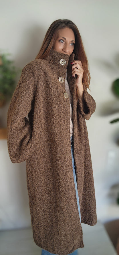 Veste Longue Sophia Marron