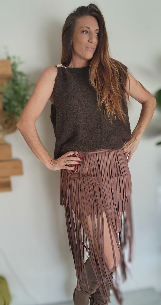 Jupe ARIZONA Noisette