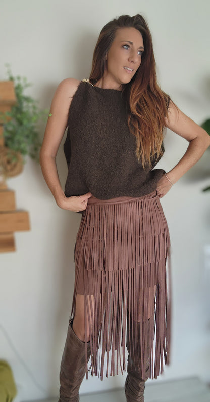 Jupe ARIZONA Noisette