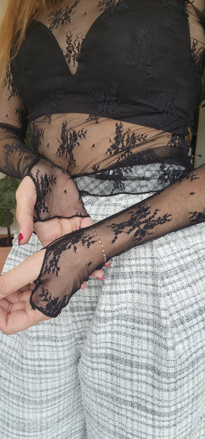 Tee-shirt "ELLE" noir