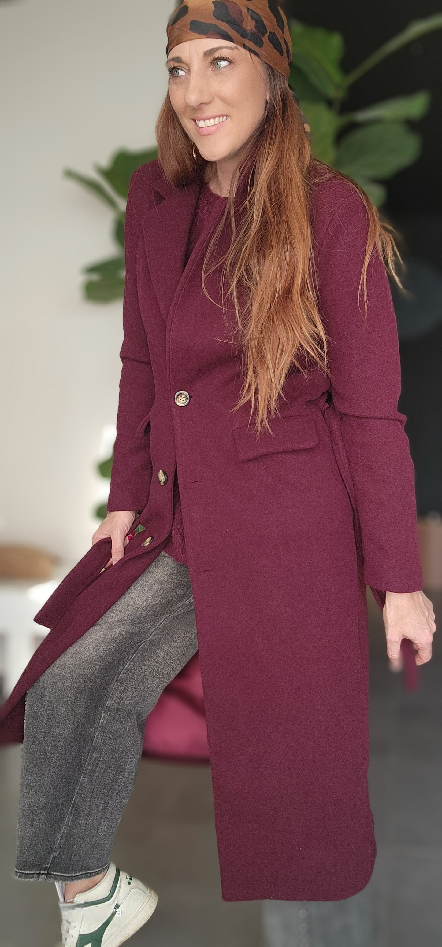 Manteau Naple Burgundy