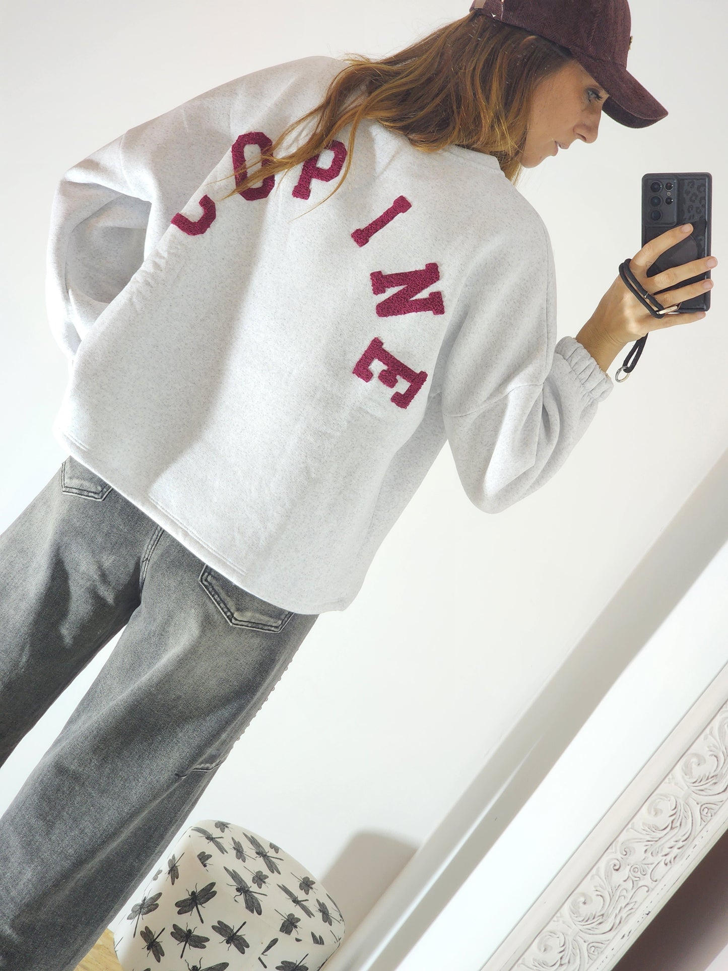 Sweat COPINE Burgundy