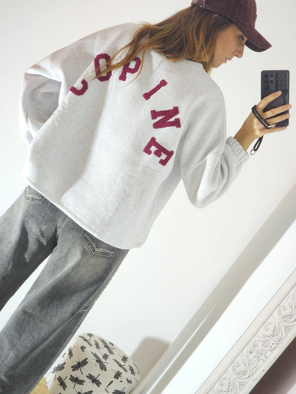 Sweat COPINE Burgundy