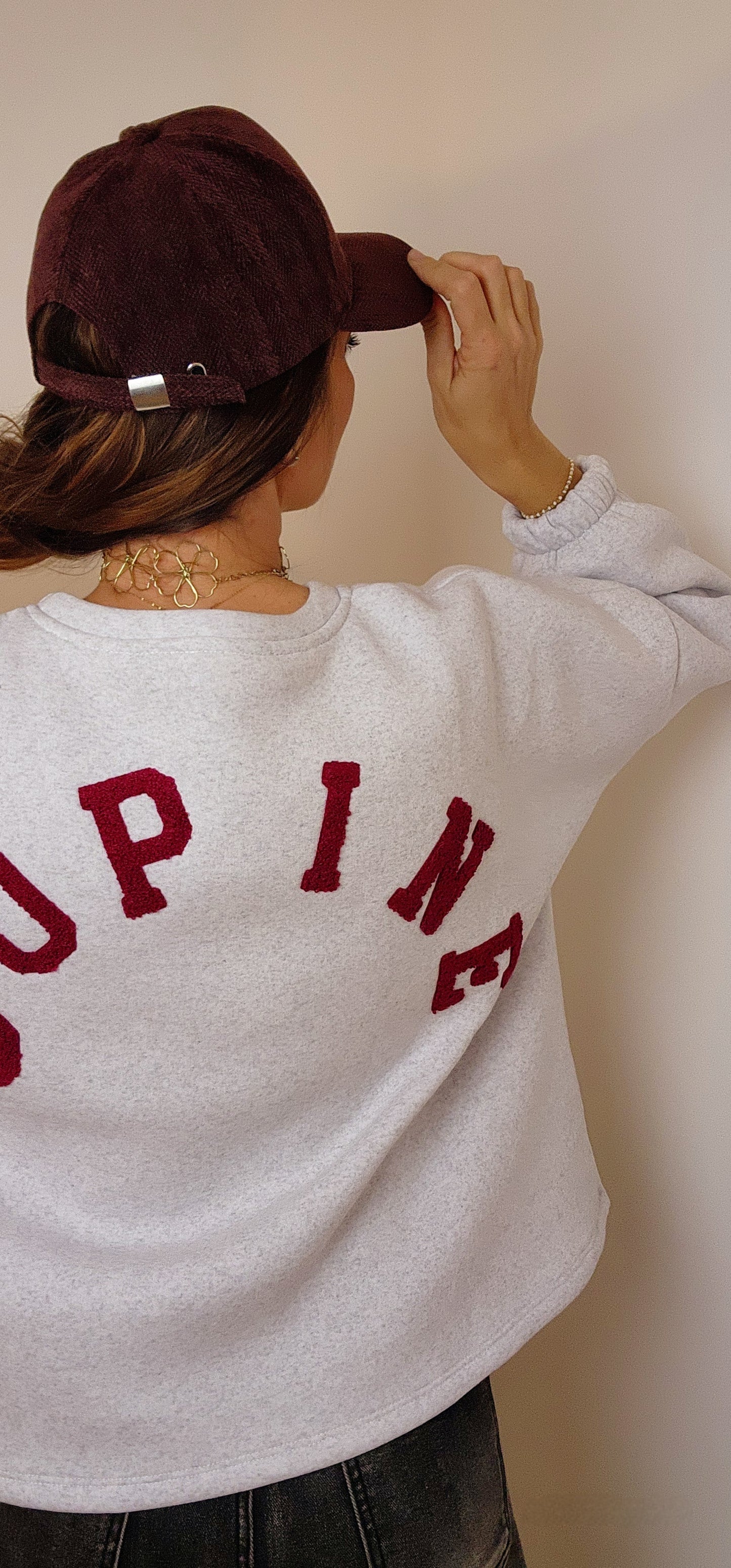 Sweat COPINE Burgundy