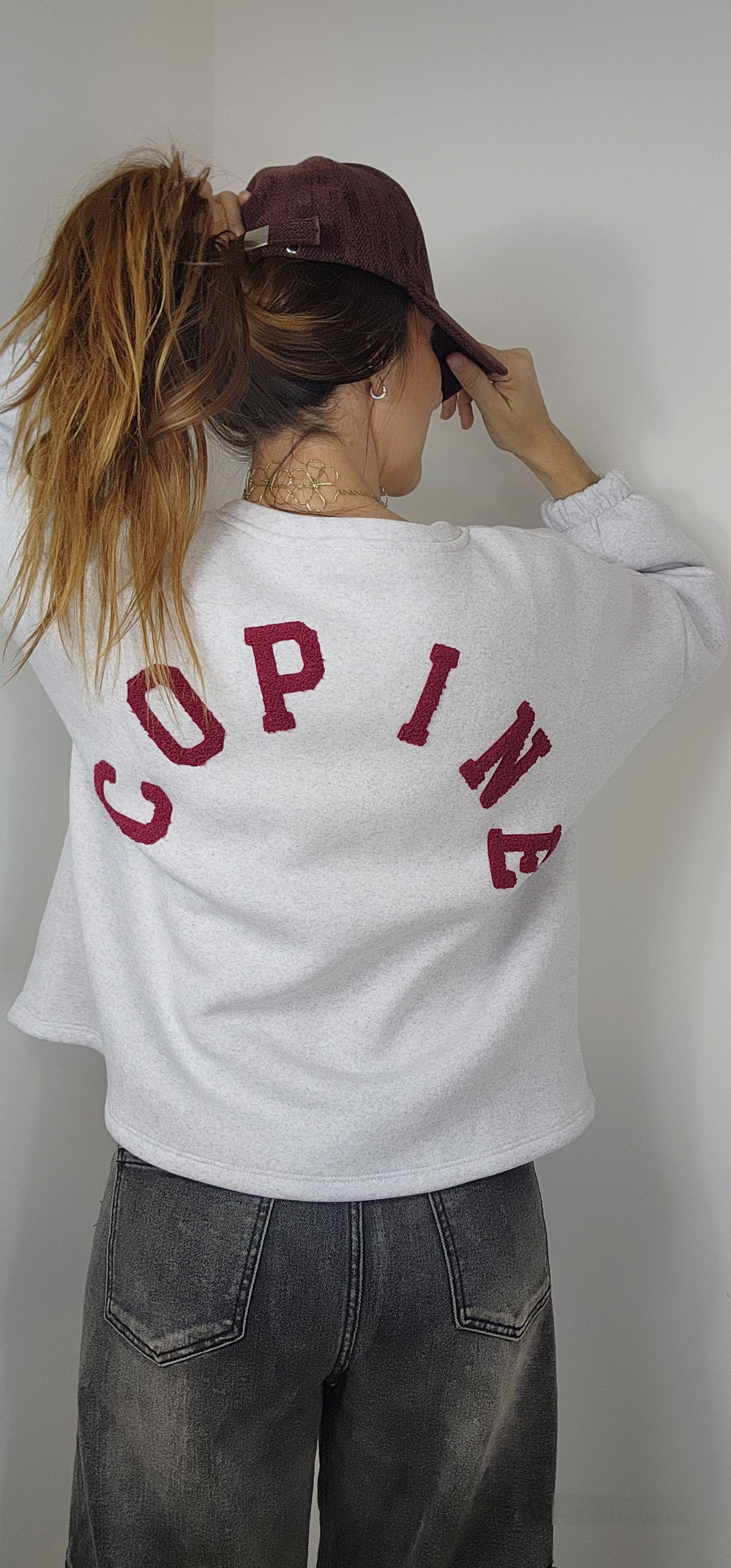 Sweat COPINE Burgundy