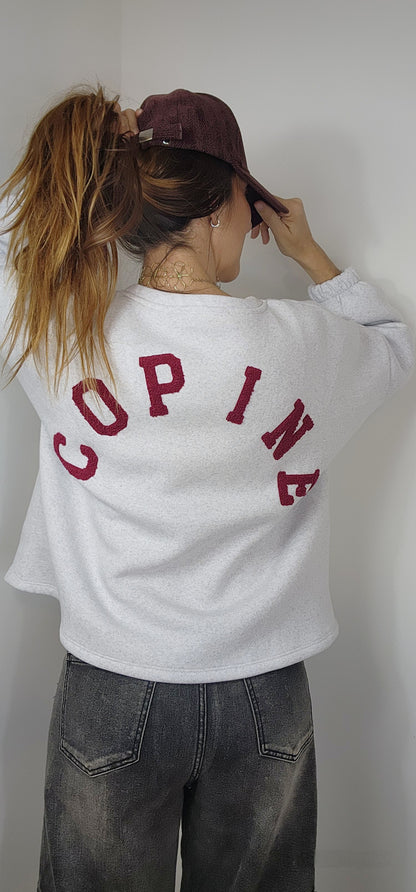Sweat COPINE Burgundy
