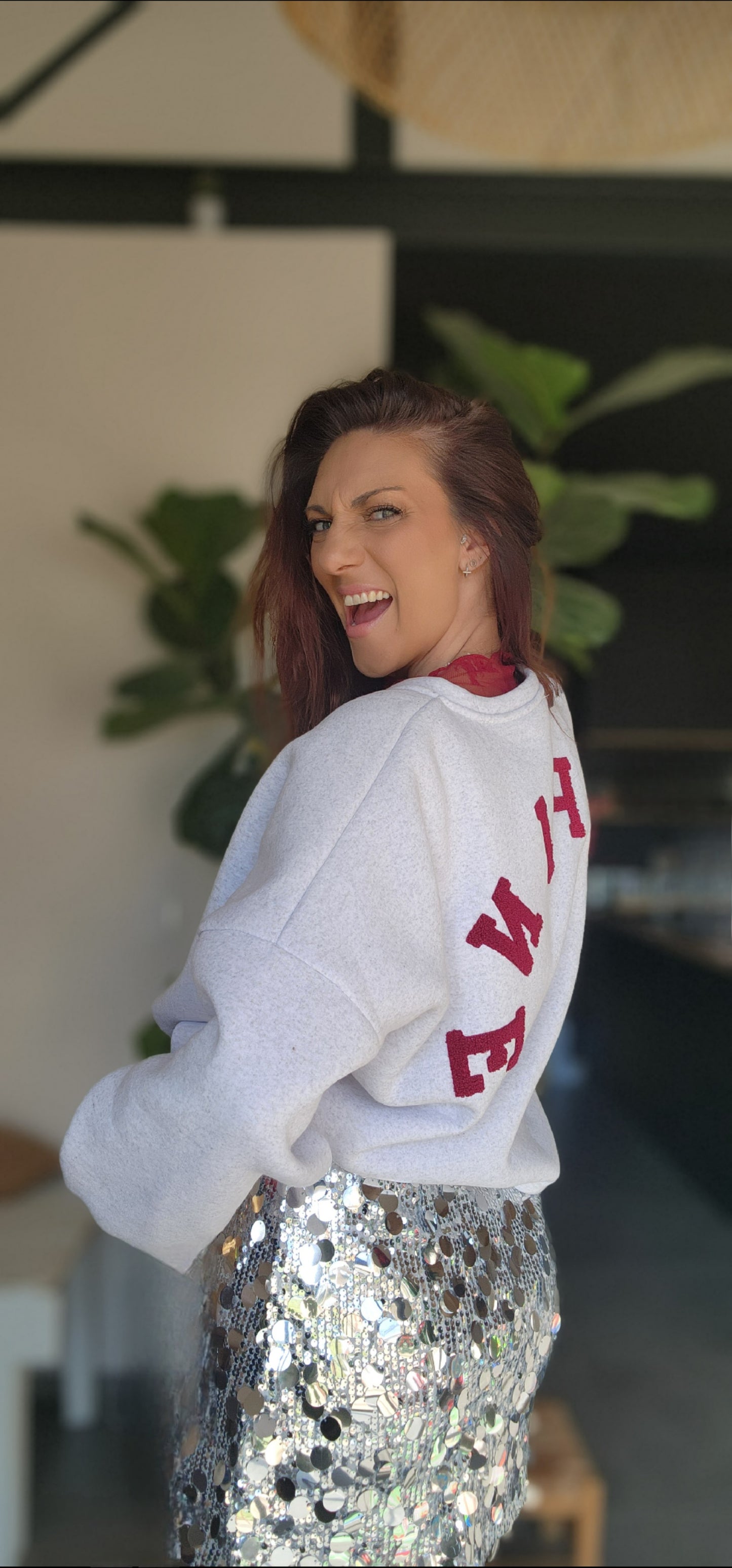 Sweat COPINE Burgundy