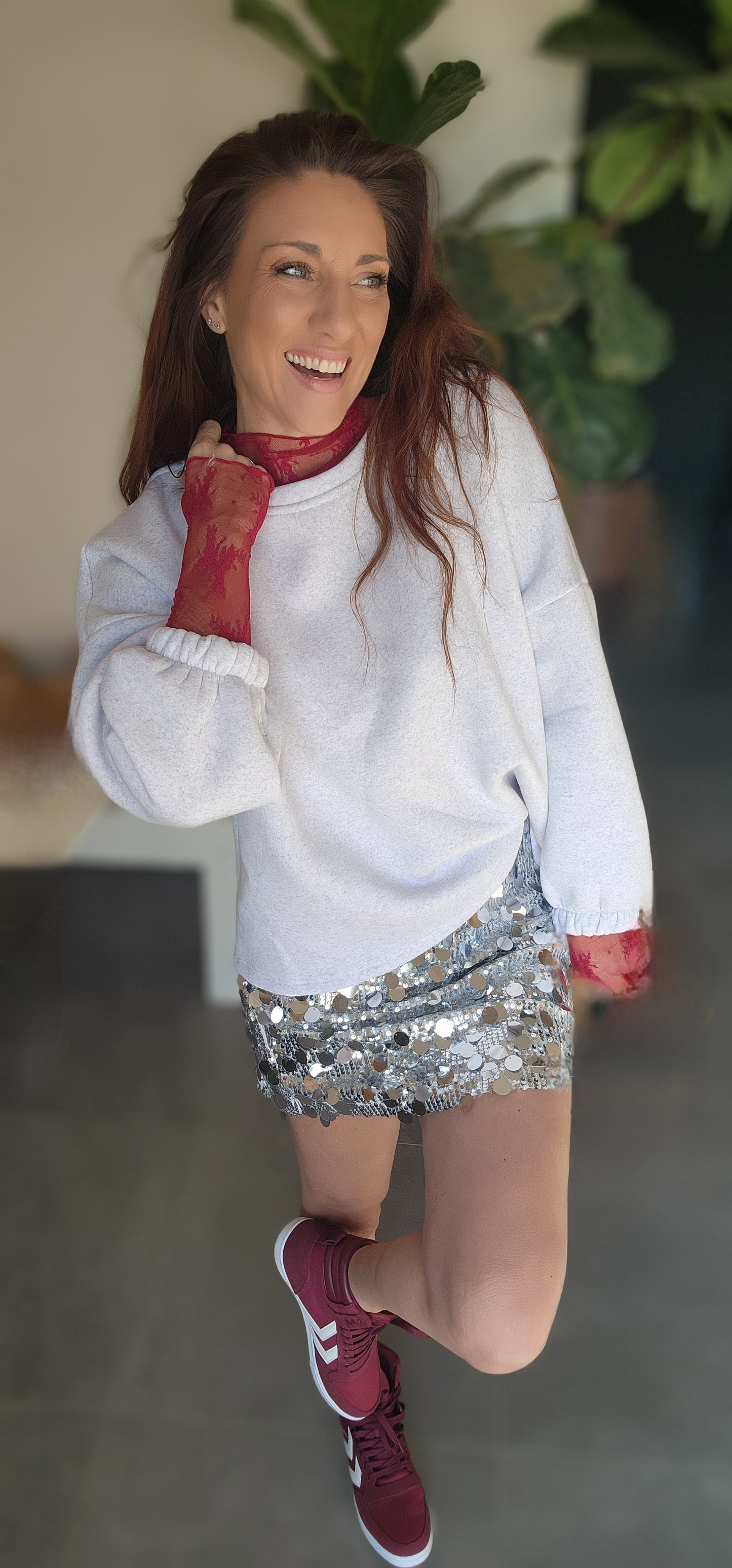 Sweat COPINE Burgundy