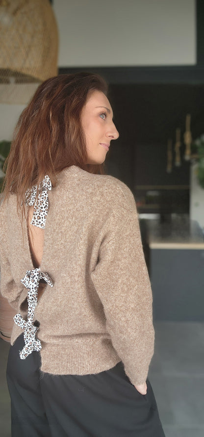 Pull CAMELIA Nœud Léopard