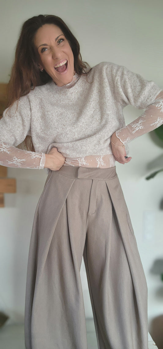 Pantalon CUBA Taupe