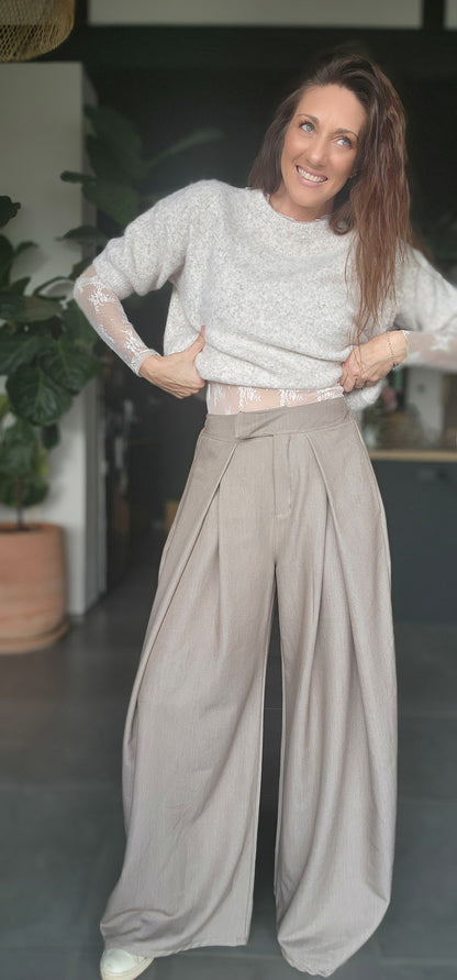 Pantalon CUBA Taupe