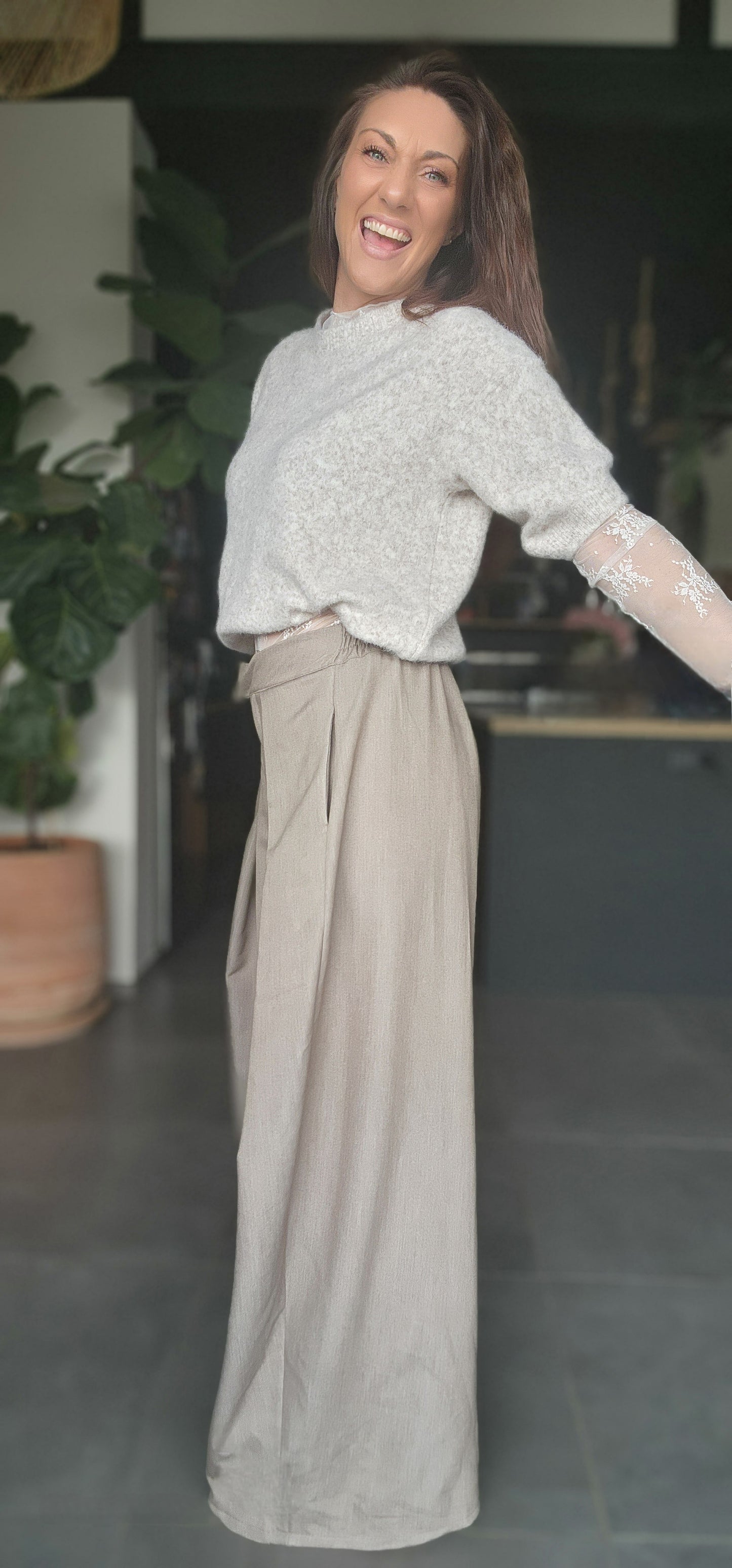 Pantalon CUBA Taupe