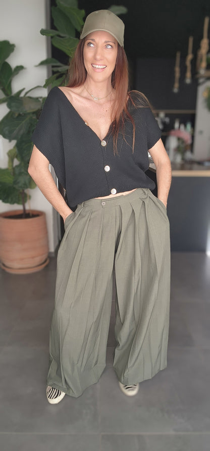 Pantalon CHARLOTTE kaki