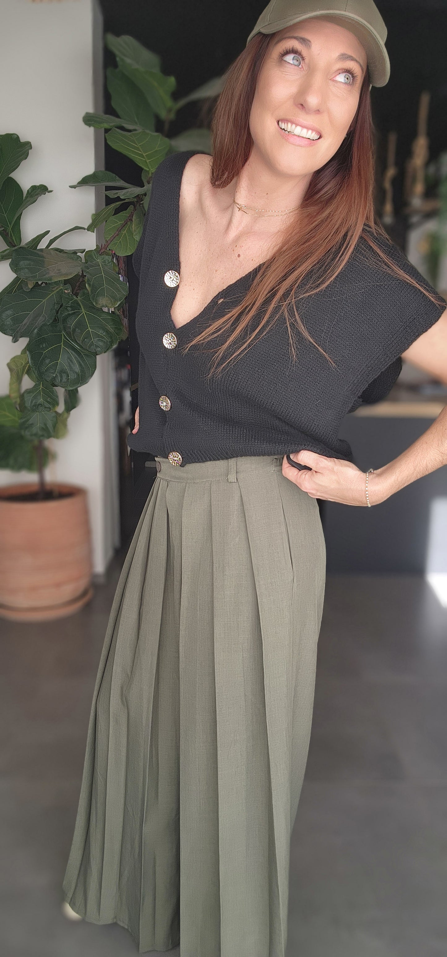 Pantalon CHARLOTTE kaki