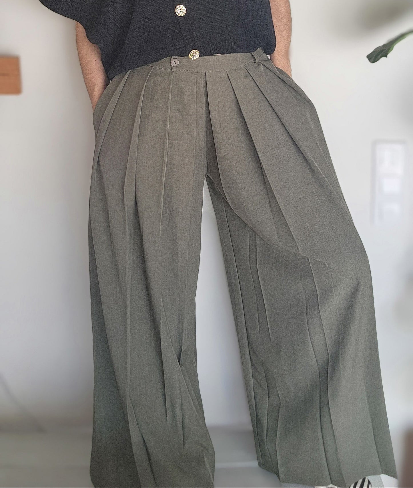 Pantalon CHARLOTTE kaki