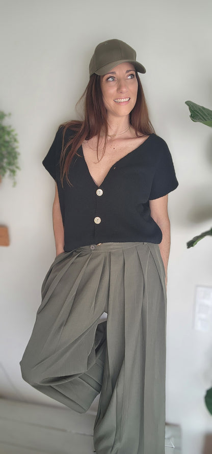 Pantalon CHARLOTTE kaki