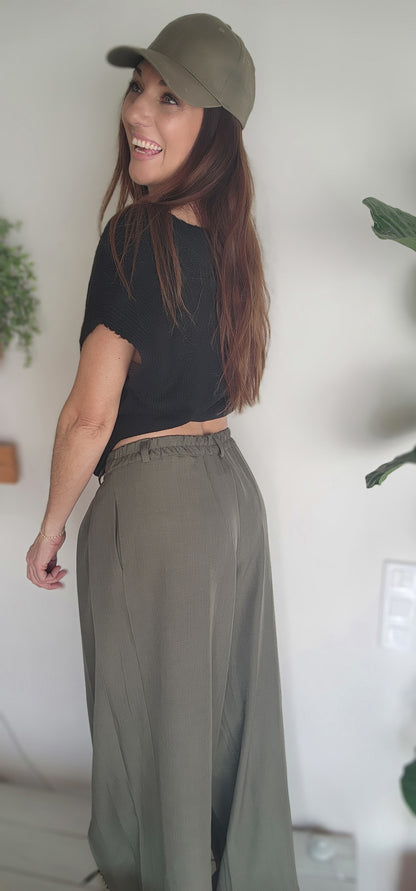 Pantalon CHARLOTTE kaki
