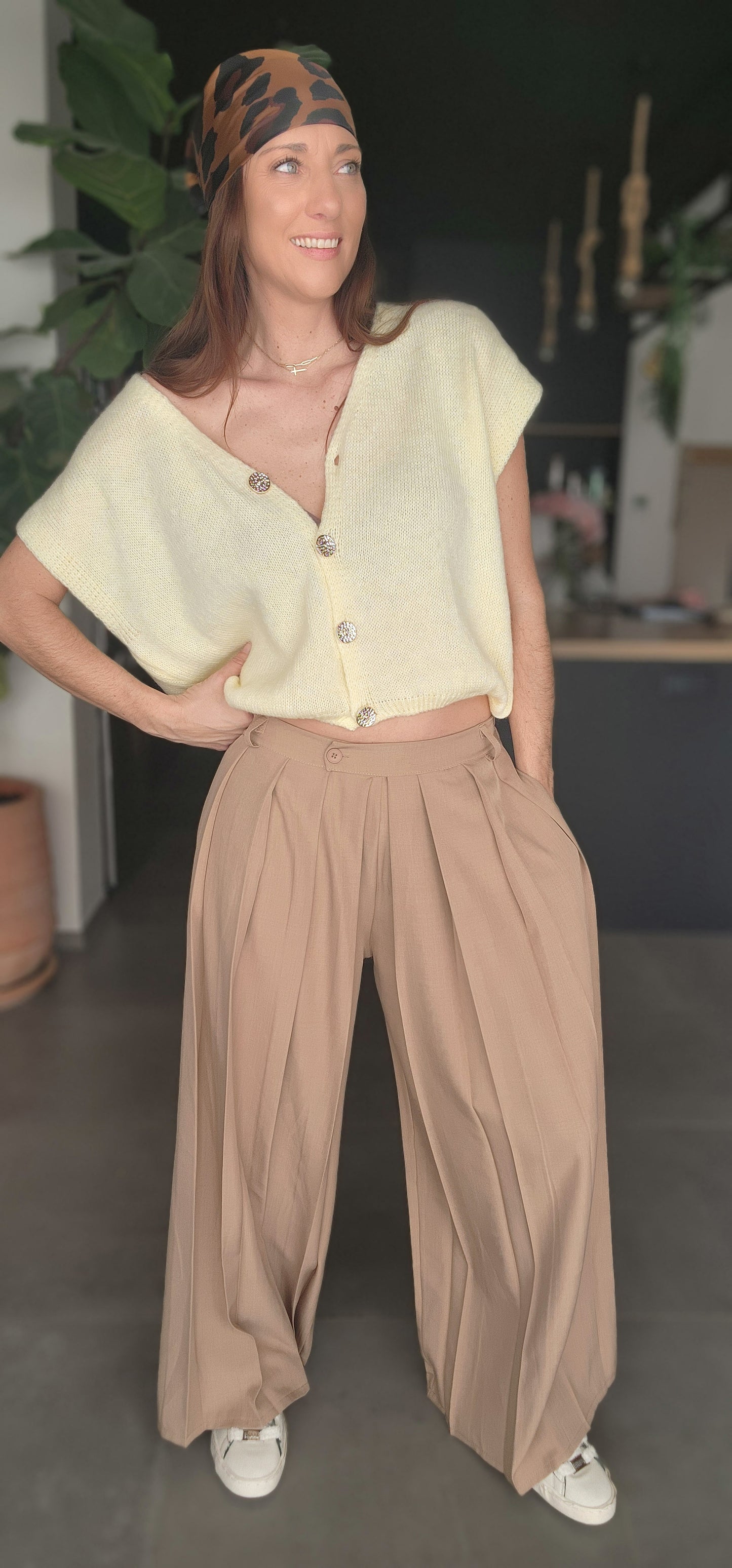 Pantalon CHARLOTTE Beige