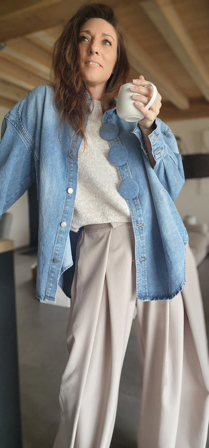 chemise jean BUTTON