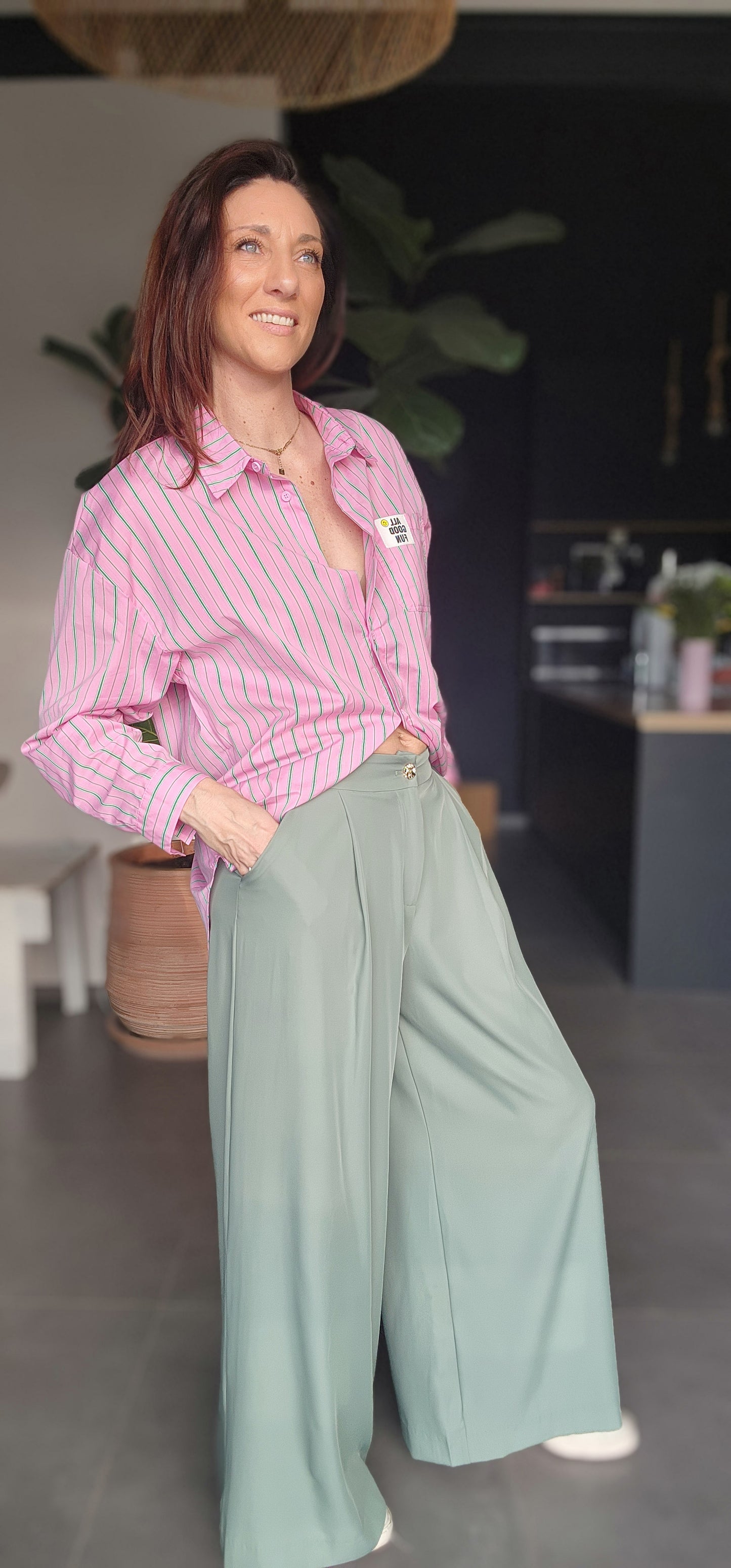 Pantalon KARINA Vert
